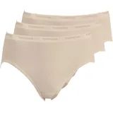 Pompadour Intime Hüftslip 3er Pack | 38 | Biskuit (PO-0010)