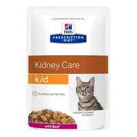 Hill's Prescription Diet Feline k/d Rind 12 x 85 g