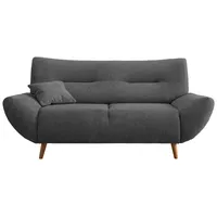 MID.YOU 2-Sitzer-Sofa Drago Anthrazit Chenille