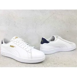 Puma Smash v2 L puma white-peacoat-puma team gold 44