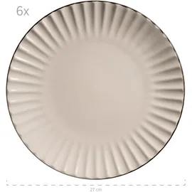 Mäser Osita Retro Tafelservice 18-tlg. cremeweiß