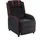 MCW Relaxsessel MCW-D68 Kunstleder 75 x 100 x 90 cm Rot/Schwarz mit Liegeposition