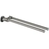 Dornbracht Madison Handtuchhalter, 2-teilig, schwenkbar, Dark Platinum matt