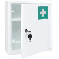Spetebo Medizinschrank weiß - 36 cm - Medikamenten Arzneischrank