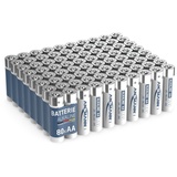 Ansmann Batterien AA 80 Stück, Alkaline Mignon Batterie, für Lichterkette uvm.