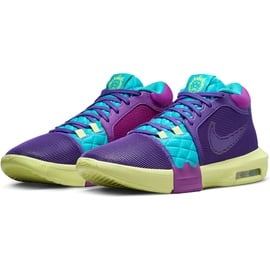 Nike Herren Lebron Witness Viii Basketballschuhe field purple/white/dusty cactus 47.5