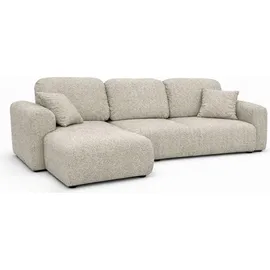 kaiser möbel Ecksofa Chenille 3-Sitzer Beige