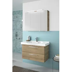 Pelipal Trentino Badezimmer-Set Riviera Eiche