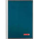 Brunnen Notizbuch A5 kariert Blau