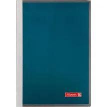 Brunnen Notizbuch A5 kariert Blau