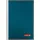 Brunnen Notizbuch A5 kariert Blau