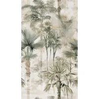 A.S. Création A.S. Creation Fototapete Palmen Floral 1,59 m x 2,8 m Beige-Grün FSC®