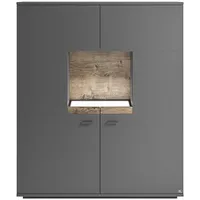 Set One by Musterring Highboard Lancaster Dekor Grau