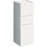 Geberit Renova Plan Mittel-Hängeschrank mit zwei Türen, 39x105x36cm, 501922, 501922011 Farbe: weiß lackiert hochglänzend