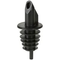 ich-zapfe Ausgiesser - BILLY, Kunststoff, für 0,5 - 1,5 L Flaschen, mit 5 Lamellen, schwarz