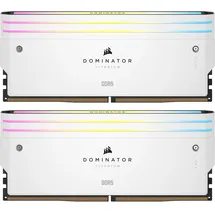 Corsair Dominator Titanium RGB Weiß 64GB DDR5-6400 XMP Arbeitsspeicher, CL32