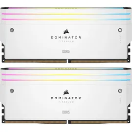 Corsair Dominator Titanium RGB Weiß 64GB DDR5-6400 XMP Arbeitsspeicher, CL32