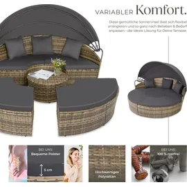 Tectake Sonneninsel Rattan natur