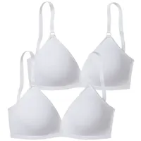 PETITE FLEUR Soft-BH Damen 2xweiß Gr.80C