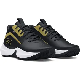 Under Armour Lockdown 7 Basketballschuhe 001 black/black/metallic gold 44.5