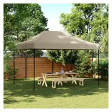 vidaXL Partyzelt Faltbar Pop-Up Taupe 410x279x315 cm