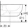 Geberit Acanto Wand-Bidet, geschlossene Form, für Einlocharmaturen, 502.825.00.1, Farbe: weiß