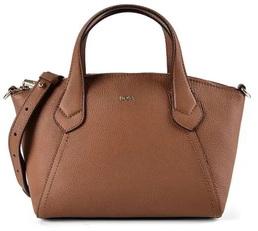 Boss Lenah Handtasche S Leder 24 cm  braun