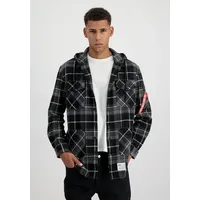 Alpha Industries Flannel Overshirt (108144) schwarz