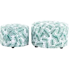 Kayoom Hocker Indira 2er-Set, Flower