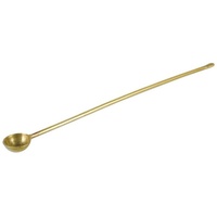 Nklaus Weihrauch Harz Kräuter Löffel Messing gold massiv Weihrauchlöffel