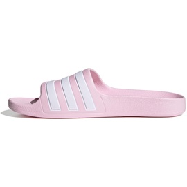 adidas Jungen Adilette Aqua Slide Sandal, Clear Pink Cloud White Clear Pink, 31 1/2 EU