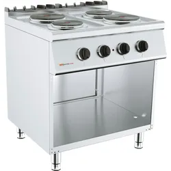 Elektroherd - 4 Platten + inklusiv Unterbau - 7,7 kW