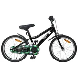 vidaXL Kinderfahrrad 18 Zoll schwarz