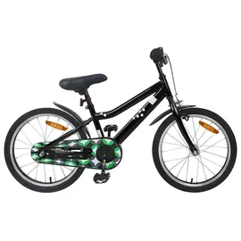vidaXL Kinderfahrrad 18 Zoll schwarz