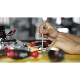 Wiha Stiftschlüssel Sechskant-Kugelkopf mattverchromt 12 mm 57 mm