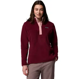 Columbia Benton SpringsTM Ii Snap Fleece Mit Halbem Reißverschluss - Rich Wine / Eraser Pink - 2XL