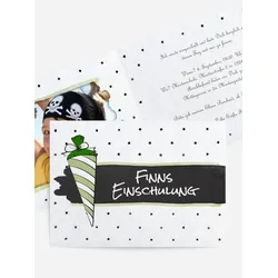 Einladung Schulanfang selbst gestalten mit Spruch und Fotos im Onlinedesigner bei Meine-Kartenmanufaktur.de