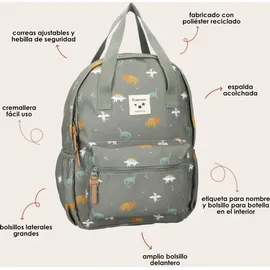 KidzRoom Rucksack Small Talk Grün