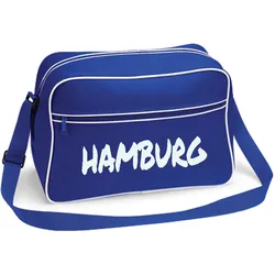 multifanshop Retrotasche - Hamburg - Textmarker - Druck weiß - Tasche