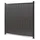 [neu.holz] Gartenzaun Startermodul 185 x 180 cm Grau/WPC