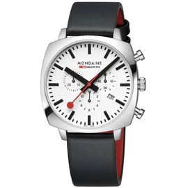 Mondaine MSL.41410.LBV.SET Herrenuhr Grand Cushion Set 41mm 5ATM