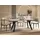WFL GROUP Runder Esstisch 100 x 77 x 100 cm beige