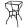 Marrakesch Orient & Mediterran Interior Mosaiktisch Gestell 50cm eckig - Schwarz