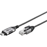 Goobay USB-C 3.1 auf RJ45 Slim 1 m