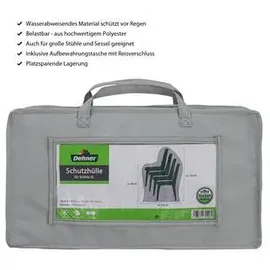 Dehner Abdeckung XL für Gartenstuhl 120 x 100 x 70 cm Grau