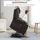 Homcom Fernsehsessel mit Aufstehhilfe Relaxsessel mit Massagefunktion, Liegefunktion, Ruhesessel mit Becherhalter, Fernbedienung und