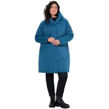 Ulla Popken Mantel blau | saphir L-XL