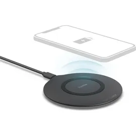 Hama Wireless Charger, kabelloses Smartphone-Ladepad, 15 W, Schwarz