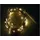 McShine LED Draht-Lichterkette McShine Micro 50 LEDs, warmweiß, Batteriebetrieb