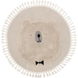 Lytte Kinderteppich Momo Cream ø 120 cm - Teppich für Kinderzimmer